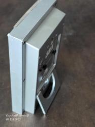 AVRUPA TERMOMETRE VE NEMÖLÇERLİ DUVAR VEYA MASA SAATİ PLASTİK KASA 17X9 CM