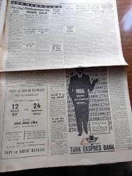 Cumhuriyet Gazetesi - 7 Ocak 1955 - nazik bir konu yazan Nadir Nadi Başmakale - Başvekil Adnan Menderes Dün uçakla Irak'a gitti Bağdat'ta tezahüratla karşılandı fotoğraf - yeni devlet personel kanun tasarısı hazır - Kızıl Çin'in elinde bulunan Türk erleri - yanlış bir haber Yunanistan'dan gelen ırkdaşlarımız geri çevrilmiyorlar - İsmet İnönü ile Nihat erim arasında dün yapılan uzun görüşme - 12 Ada kara sularının hududu - Ortaköy sahilinde ortodoksların haçı denize atma töreni fotoğraf - İkinci Maslak yolu - komünizm propagandası yapan bir işçi yakalandı - Papagos'a teşekkür yazan Ömer Sami Coşar - babaların derdi yazan Burhan Felek - 1955 İzmir fuarına iştirak için müracaatlar başladı - Ordu takımı Dün Fenerbahçe ile 1 1 berabere kaldı - Partizan Almanya'da yenildi - Vedii ne için Beşiktaş idmanlarına gelmiyor - Zoraki Diplomat yazan Yakup Kadri Karaosmanoğlu Yazı Dizisi - sahte kahraman lawrence derleyen Samih Sami - kiralar serbest olursa oyunu Maksim tiyatrosunda -Gina Lollobrigida