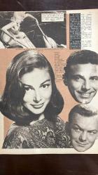 YELPAZE RESİMLİ SALON Mecmuası DERGİSİ - SAYI : 369 - 8 TEMMUZ 1959 -HANDAN – METİN AFACAN – BRUNI – WALTER CHIARI – DELIA SCALA –ROBERT TAYLOR – TINA LOUISE – LEE J. COBB – EARL HOLLIMAN – RICHARD WIDMARK – SILVANA MANGANO – VAN HEFLIN – OSCAR HOMOLKA – HELMUT DANTINE – AGNES MOOREHEAD – GEOFFREY HORNE – ROBERT KEITH – DINO DE LAURENTIIS – VICTOR MATURE – PAUL NEWMAN – JILL SAINT-JOHN – TONY CURTIS – SHELLEY WINTERS – HARRY BELAFONTE – JULIE LONDON – ANNA KOSFHI – NAT KING COLE – JOHN D. BARRMORE – JAMES A. MICHENER – RITA HAYWORTH – ORSON WELLES – REBECCA WELLES – SAL MINEO – JAYNE MANSFIELD – VIC DAMONE – PIER ANGELI – JAMES STEWART – MONTGOMERY CLIFT – ALAN LADD – JERRY LEWIS – DEAN MARTIN – JOHN SEXON – ANTHONY FRANCIOSA – ALDO RAY – BRIGITTE BARDOT – CHARLTON HESTON – FRANÇOISE HARDY – YVES MONTAND – MONICA VITTI – PETULA CLARK – SEVGI ŞEBNEM – SİBEL GİRGİN – BÜLENT SELEN – NURSEL SAYIM – HURİYE ŞENOL – ALİ ÖZTÜRK – YÜKSEL GÜRAKAN – MEHMET IRAKER – AYSEN TURAN – ŞENGÜL - 28 SAYFA