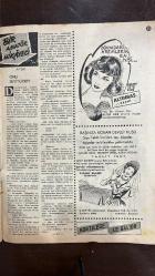 YELPAZE RESİMLİ SALON Mecmuası DERGİSİ - SAYI : 150 - 27 NİSAN 1955 -HALİDE EDİP ADIVAR VE SİNEKLİ BAKKAL - BAYRAKTARIN NİŞANLISI FOTOROMANI - ÇIRAĞAN SARAYINDA BİR PERİ KIZI -, YAZAN : İHSAN BORAN - AŞKTAN KAÇAMAZSIN FOTOROMANI - SPENCER TRACY -  NUMARACI , YAZAN : MEHMED SEVDA - KAZA , YAZAN : ÖMER SAKIP - CAĞALOĞLU KIZ ENSTŞTĞSĞ , RÖPARTAJ : NECMİ ONUR - GARİPSİ, YAZAN : ZAFER SÜLEK - UĞRAK, YEŞİL MAVİ YAZAN : NEZİHE ANI - İSTANBULSPOR FOTOGRAFLARI- GARY CAAPER - KİTABIMIN SAYFALARI ARASINDA ÇEVİREN : HASAN KOLOŞİ - İNSAFSIZ GÖLGE FOTOROMANI - BÜYÜK FIRTANA , YAZAN : AHMET CEMİL- MATA HATİ FOTOROMANI - APİOĞLU SUCUKLARI REKLAMI - PEARK CUTEX OJE REKLAMI - 34 SAYFA