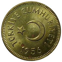1956 YILI 25 KURUŞ PİRİNÇ ÇİL