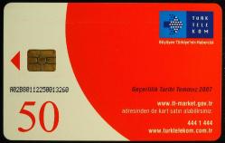 TÜRKİYE SUALTI CANLILARI - DENİZ KESTANESİ ÇİPLİ TELEFON KARTI