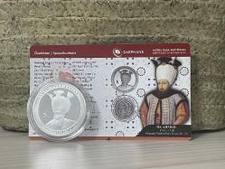 2025 - III Ahmet - 3. Ahmed Darphane Sertifikalı Gümüş Hatıra Para - Çil