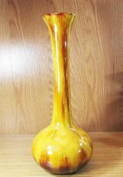 ViNTaGa KANADA Blue Mountain Pottery SERAMİK UzUn VAZO.....