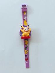 Vintage Pokemon Pikachu Çocuk Saati ve Anahtarlık - Nadir