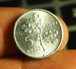 1977 TÜRKİYE 5 KURUŞ