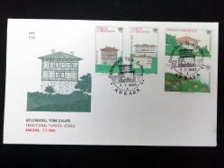 1993 Geleneksel Türk Evleri FDC İlk Gün Zarfı