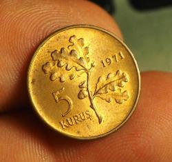 1971 TÜRKİYE 5 KURUŞ