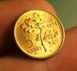 1971 TÜRKİYE 5 KURUŞ