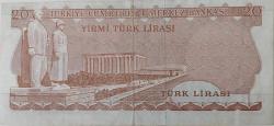 6.EMİSYON 2.TERTİP 20 YİRMİ TÜRK LİRASI E22270942 SERİ NOLU KAĞIT PARA ÇİLALTI NADİR