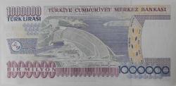 7.EMİSYON 3.TERTİP 1.000.000 TÜRK LİRASI ORİJİNAL KAĞIT PARA S41663639 GÜZEL NUMARALI ÇİL NADİR