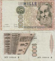 İTALYA 1000 LİRET 1982 MARCO POLO TEMALI. ÇOK TEMİZ KONDİSYON.