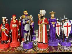 Osmanlı İmparatorluğu -Bizans İmparatorluğu Temalı Yüksek Kalite Satranç Seti