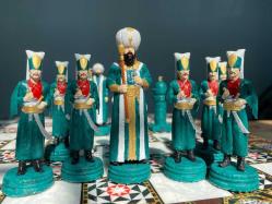 Osmanlı İmparatorluğu Temalı Yüksek Kalite Satranç Seti