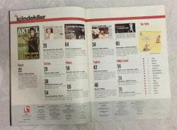 YENİ AKTÜEL  HAFTALIK HABER DERGİSİ - SAYI:27 - 2006 - 17-23 OCAK - 250 BİN ŞARKI SİZİN: KORSANLIK YAPMADAN – SELİMİYE'NİN TAŞI İÇİN EDİRNE'YE ADAK TURU – ŞİMDİ MODA: EVYAPIMI KOZMETİK – AKP'Lİ FIRAT DEMİREL, BAYKAL VE DÜLGER'İ BOMBALADI – UZMANI UYARDI: SİZDEKİ EN YENİ GRİP VİRÜSÜ – SUSURLUK SKANDALI MÜZİKAL OLDU – 10 MİLYON KİŞİ SANAL OYUN BAĞIMLISI: BİRİ ÇOK YAKININIZDA OLABİLİR – ÖLÜM OYUNU TARİKATI – CİNAYETLERİYLE MUTLULUK SAÇTI – SEN GİT BEN DÜŞÜNME – BEYAZ PALTOLU POLİS: ORHAN PAMUK DURUŞMASINDA – MODERNLİK DİNDEN SERT – KUŞ GRİBİ GÜNEYE İNECEK – İRAN’A HOŞGELDİNİZ – KENDİNİ YAK, KİLONU YAK – İLHAM PERİSİ SCARLETT JOHANSSON – CAMİDE ADAK TURİZMİ – EVDE KREM ÜRETİMİ – SARIŞIN GÖLGE – MUTLULUĞUN CİNAYİ FORMÜLLERİ – ÇATLI’NIN BİR İSMİ DAHA OLDU – MO-YAP ARŞİVLERİ: KORSANSIZ 250 BİN ŞARKI – EROL EVGİN’İN KARİKATÜRLERİ – YANARAK ZAYIFLAMA YÖNTEMİ – ONLINE OYUNLAR: 7/24 EKRAN BAŞINDA YAŞAM – SCARLETT & TRAVOLTA SÖYLEŞİSİ – ASTROLOJİ – SUDOKU – BELMACA – AJANDA  - MİR DENGİR  98 SAYFA