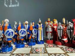 Selçuklu Devleti-Bizans İmparatorluğuTemalı Yüksek Kalite Satranç Seti