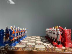 Selçuklu Devleti-Bizans İmparatorluğuTemalı Yüksek Kalite Satranç Seti