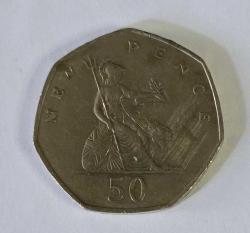 İNGİLTERE 1969  50 PENCE