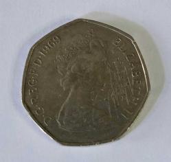 İNGİLTERE 1969  50 PENCE