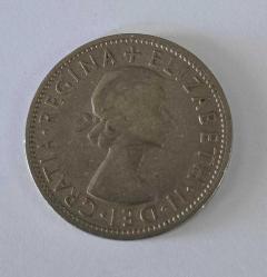 İNGİLTERE 1955  2 SCHILING