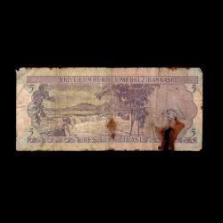 TÜRKİYE (1968) - 5 Lira (Haliyle 5,0/10)
