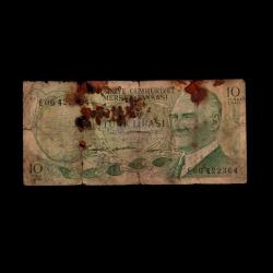 TÜRKİYE (1966) - 10 Lira (Haliyle 5,0/10)