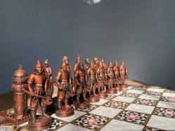 Selçuklu Devleti-Bizans İmparatorluğuTemalı Yüksek Kalite Satranç Seti