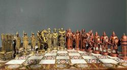 Selçuklu Devleti-Bizans İmparatorluğuTemalı Yüksek Kalite Satranç Seti