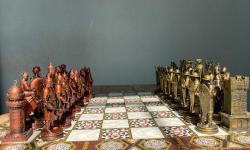 Selçuklu Devleti-Bizans İmparatorluğuTemalı Yüksek Kalite Satranç Seti