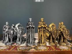 Haçlı Tapınak ŞovalyeleriTemalı Yüksek Kalite Satranç Seti