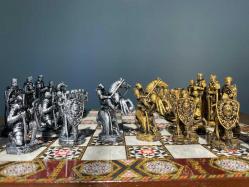 Haçlı Tapınak ŞovalyeleriTemalı Yüksek Kalite Satranç Seti