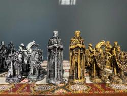 Haçlı Tapınak ŞovalyeleriTemalı Yüksek Kalite Satranç Seti