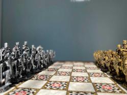 Haçlı Tapınak ŞovalyeleriTemalı Yüksek Kalite Satranç Seti