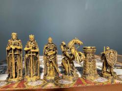 Haçlı Tapınak ŞovalyeleriTemalı Yüksek Kalite Satranç Seti