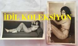DANSÖZ ve YEŞİLÇAM OYUNCUSU BİRSEN AYDA'NIN ORİJİNAL 2'Lİ FOTOĞRAF SETİ - 18  x 12 cm EBADINDA (AÇIKLAMAYI OKUYUNUZ) - BİRSEN AYDA ÜSTSÜZ OLARAK POZ VERİRKEN ÇEKİLMİŞ 5 FARKLI KARE