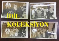 DANSÖZ ve YEŞİLÇAM OYUNCUSU BİRSEN AYDA'NIN ORİJİNAL 4'LÜ FOTOĞRAF SETİ - 18  x 12 cm EBADINDA (AÇIKLAMAYI OKUYUNUZ) - BİRSEN AYDA SAHNEDE ORYANTAL DANSI YAPARKEN ÇEKİLMİŞ 4 FARKLI KARE