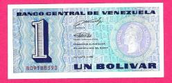 Venezuela 1 Bolivar 1989 Pick 68 UNC ÇİL