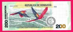 Honduras 200 Honduran Lempiras P105 2021 UNC Commemorative (TK 18 439) ÇİL