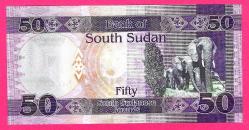 South Sudan 50 Pounds 2019 P 14 UNC ÇİL