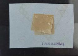 Osmanlı 1872 Morton Şirketi, yeni desenli gazete ve posta pulları 10 para damgalı- Ekspertiz kaşeli