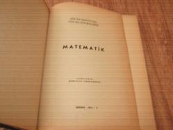 MATEMATİK ''EĞİTİM ENSTİTÜLERİ FEN BİLGİSİ BÖLÜMÜ DERS NO: 1 ''