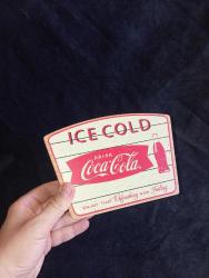 Coca cola ahşap peçetelik