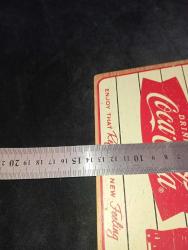 Coca cola ahşap peçetelik