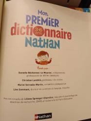 Mon premier dictionnaire Nathan : 3-6 Ans,Danielle Béchennec-Le