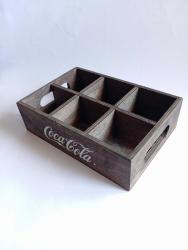Coca cola ahşap kasa