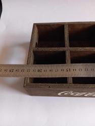 Coca cola ahşap kasa