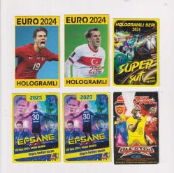 FUTBOLCU KARTLARI 6 ADET