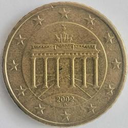 ALMANYA 2002 D   50  EURO CENT