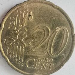 FRANSA  1999   20  EURO CENT