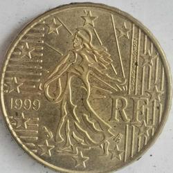 FRANSA  1999   10  EURO CENT